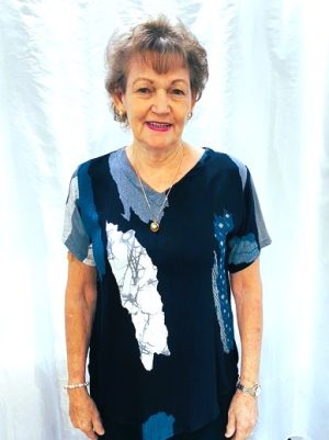 Top With Sleeves And V-shaped Hem Black/grey [sz:xs Col:black/grey]