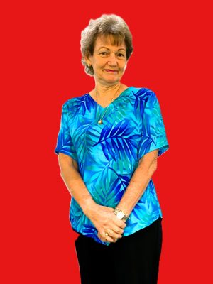 Top With Sleeves And V-shaped Hem [sz:xxs Col:blue/green]